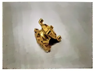 multi-axis CNC machined precision part, brass and aluminum
