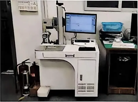 laser marking machine finishing parts