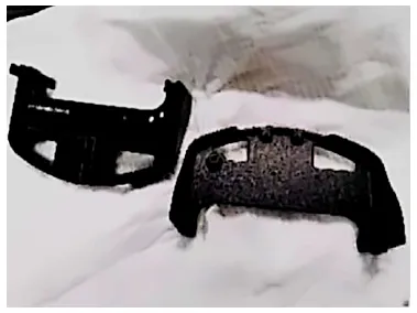 3D printed housing and snap-fit components in PA12