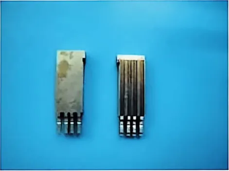 precision machined mold insert set, hardened steel